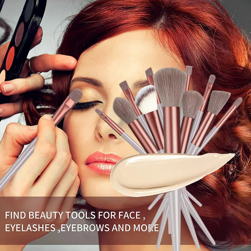 Fluffy Soft 8/13PCS Makeup Brushes Set