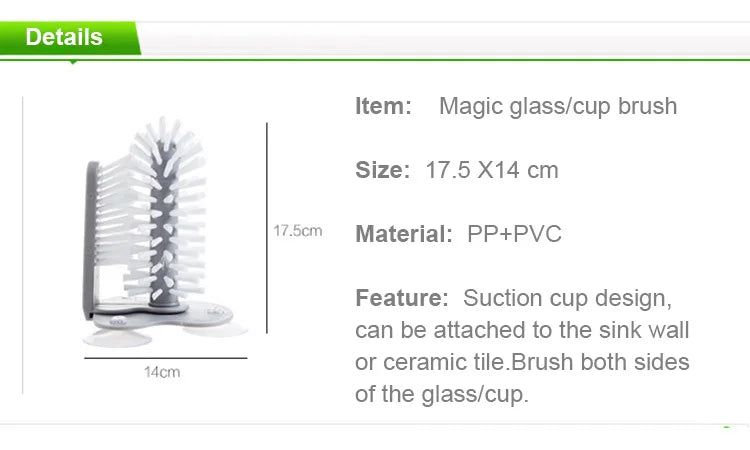 Cup Washing Magic Hair Brush