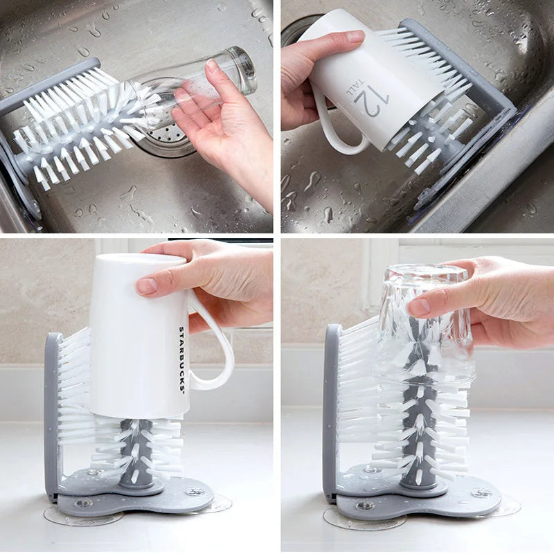 Cup Washing Magic Hair Brush