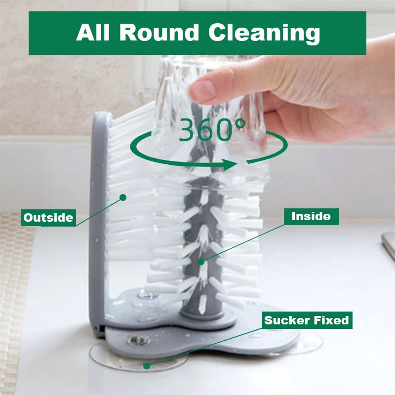 Cup Washing Magic Hair Brush
