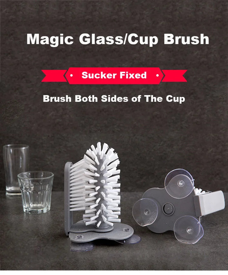 Cup Washing Magic Hair Brush