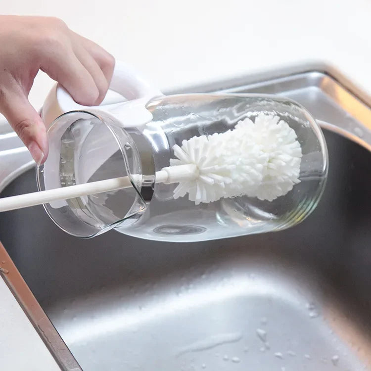 Kitchen Cleaning Long Handle Sponge Brush