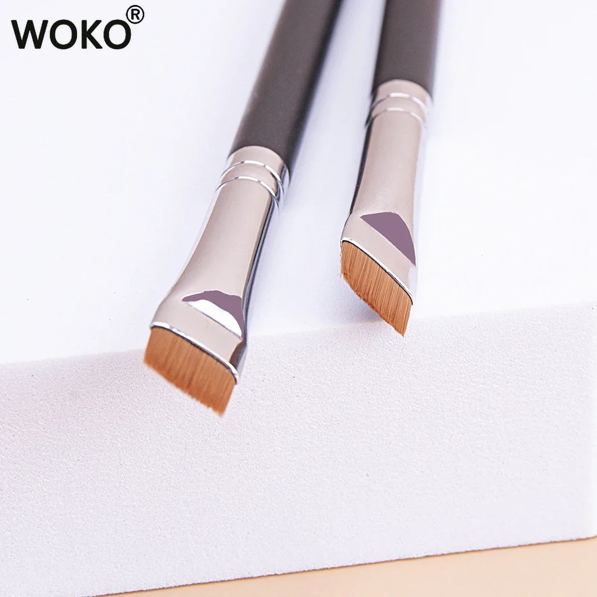 212 Flat Eyebrow Brush Ultrathin Eyebrow Makeup Brushes Flat Eyeliner Brush Thin Eye Liner Brow Contour Beauty Brush Tool