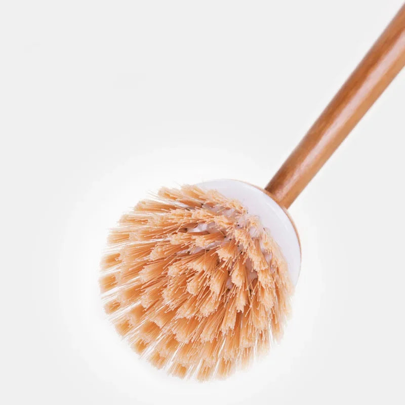 Multifunction Home Kitchen Washing Utensils Wooden Long Handle Pan Pot Cleaning Brush Dish Bowl Washing Brush Cleaning Tools