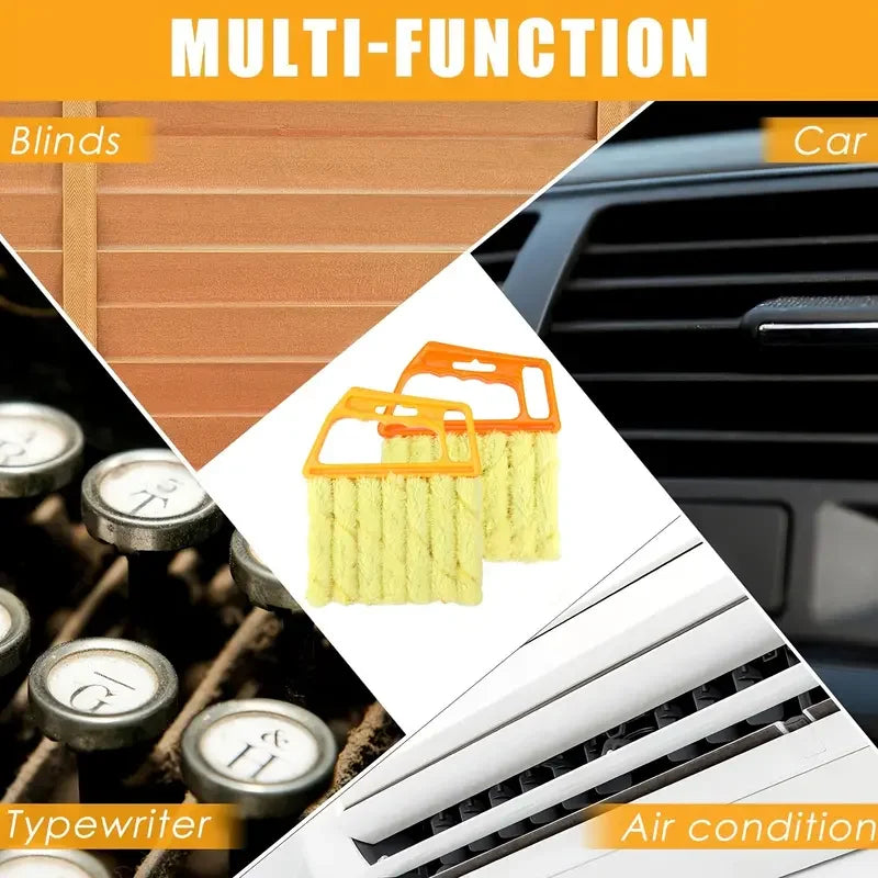Mini Handheld Blinds Cleaning Brush, Dust Remover for Air Conditioning, Home Gadgets, Car Vents, Fan, Handheld