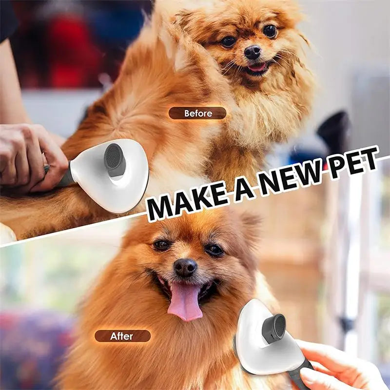 Pet Comb Stainless Steel Needle Comb Dog And Cat Hair Removal Floating Hair Cleaning Beauty Skin Care Pet Dog Cleaning Brush