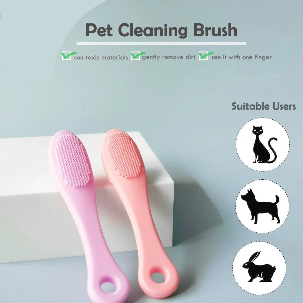 Dog Cat Cleaning Toothbrush