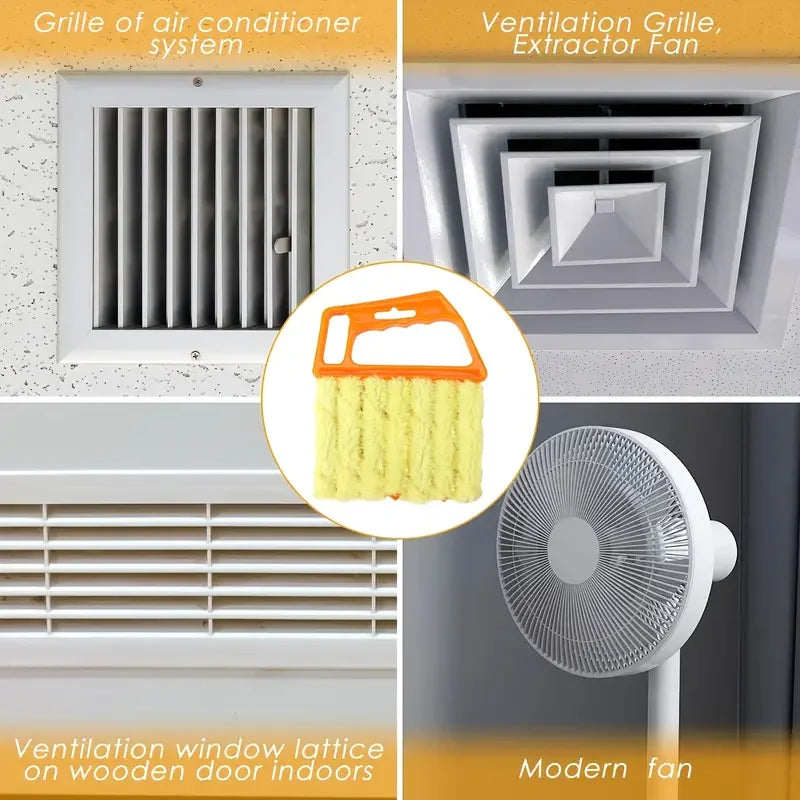Mini Handheld Blinds Cleaning Brush, Dust Remover for Air Conditioning, Home Gadgets, Car Vents, Fan, Handheld