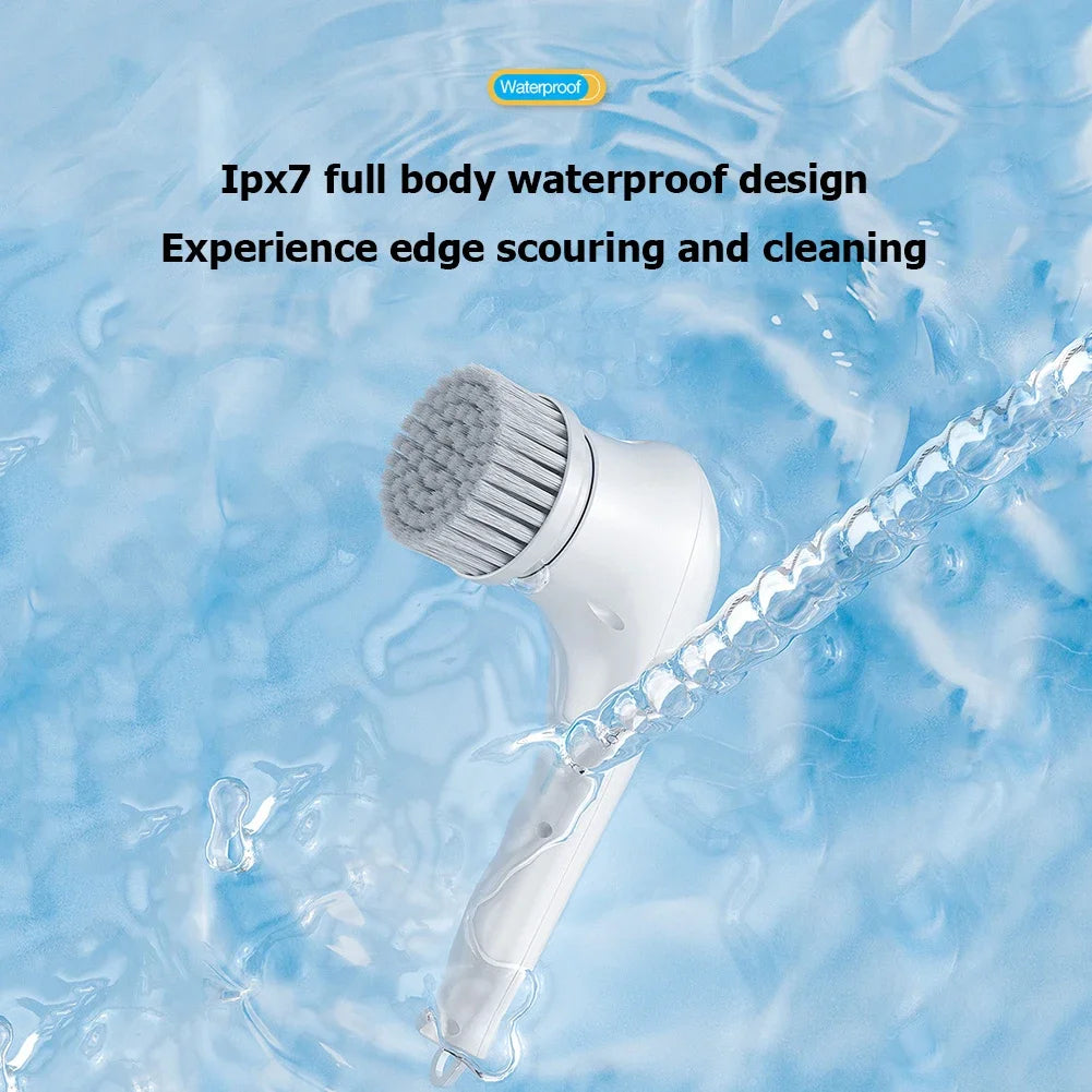 Multi-purpose Electric Brush Cleaning Brush Clean Glass Windows Useful Things for Home Kitchen Supplies Household Bathroom Tools