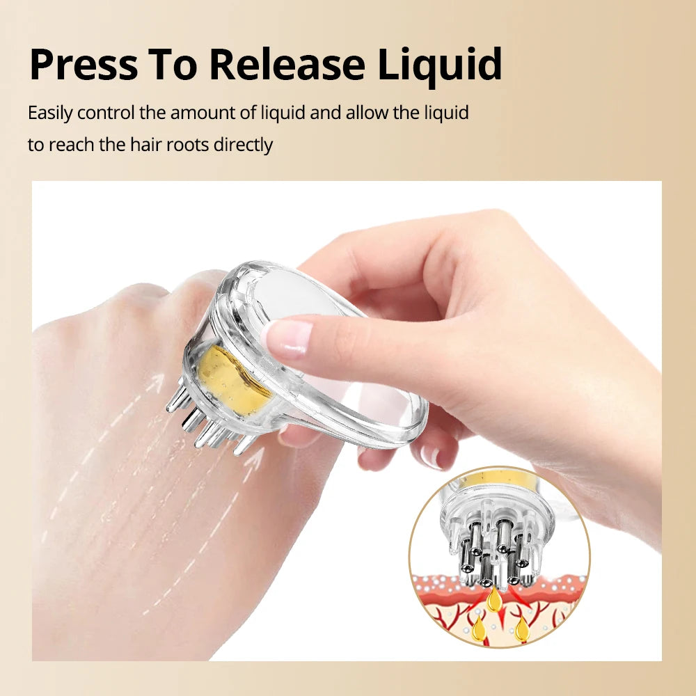 Oil Guiding Massager Brush