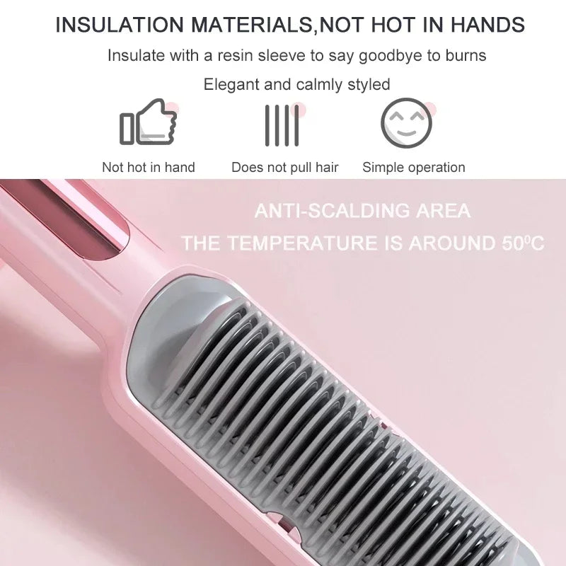 Profissional Hot Combs Anti-scalding Hair Straightener