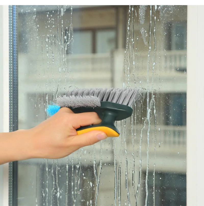 Window Cleaning Tool Bathton Tile Flooring Corner Brush Multifunctional Gap Brush Useful Things for Home For Washing Windows