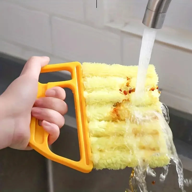 Mini Handheld Blinds Cleaning Brush, Dust Remover for Air Conditioning, Home Gadgets, Car Vents, Fan, Handheld