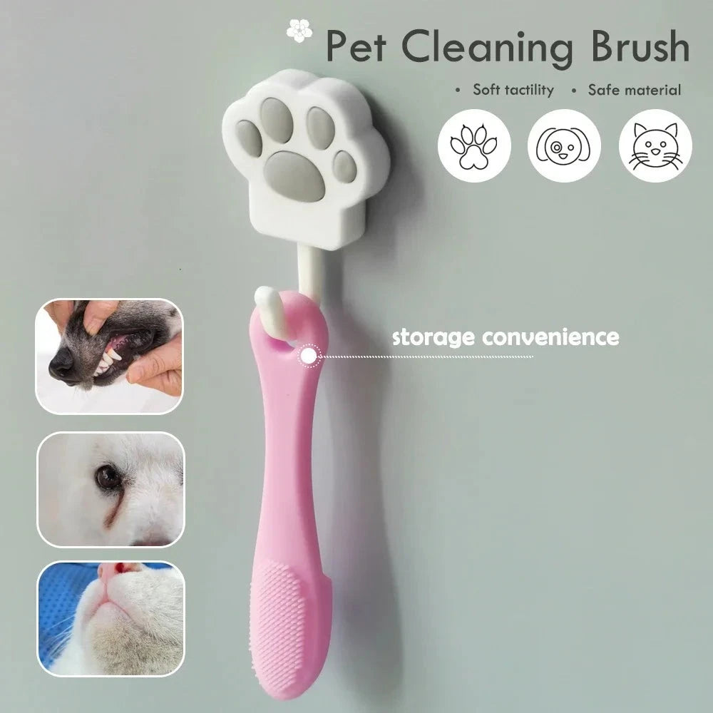 Dog Cat Cleaning Toothbrush