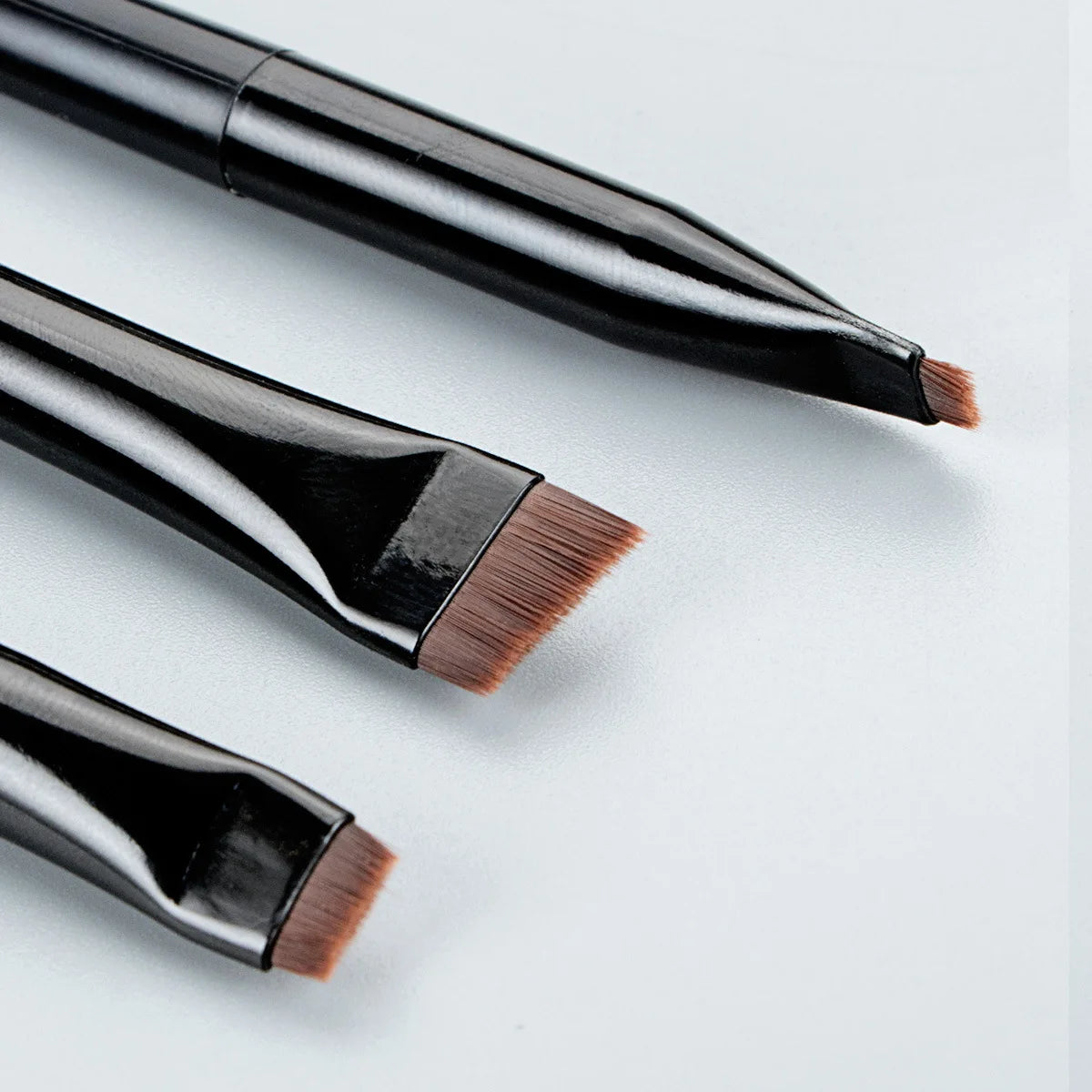 Blade Eyeliner Brush Eyebrow Brush Portable Flat Fine Eye Liner Brow Contour Makeup Brushes Cosmetic Beauty Makeup Tool 3pcs/set