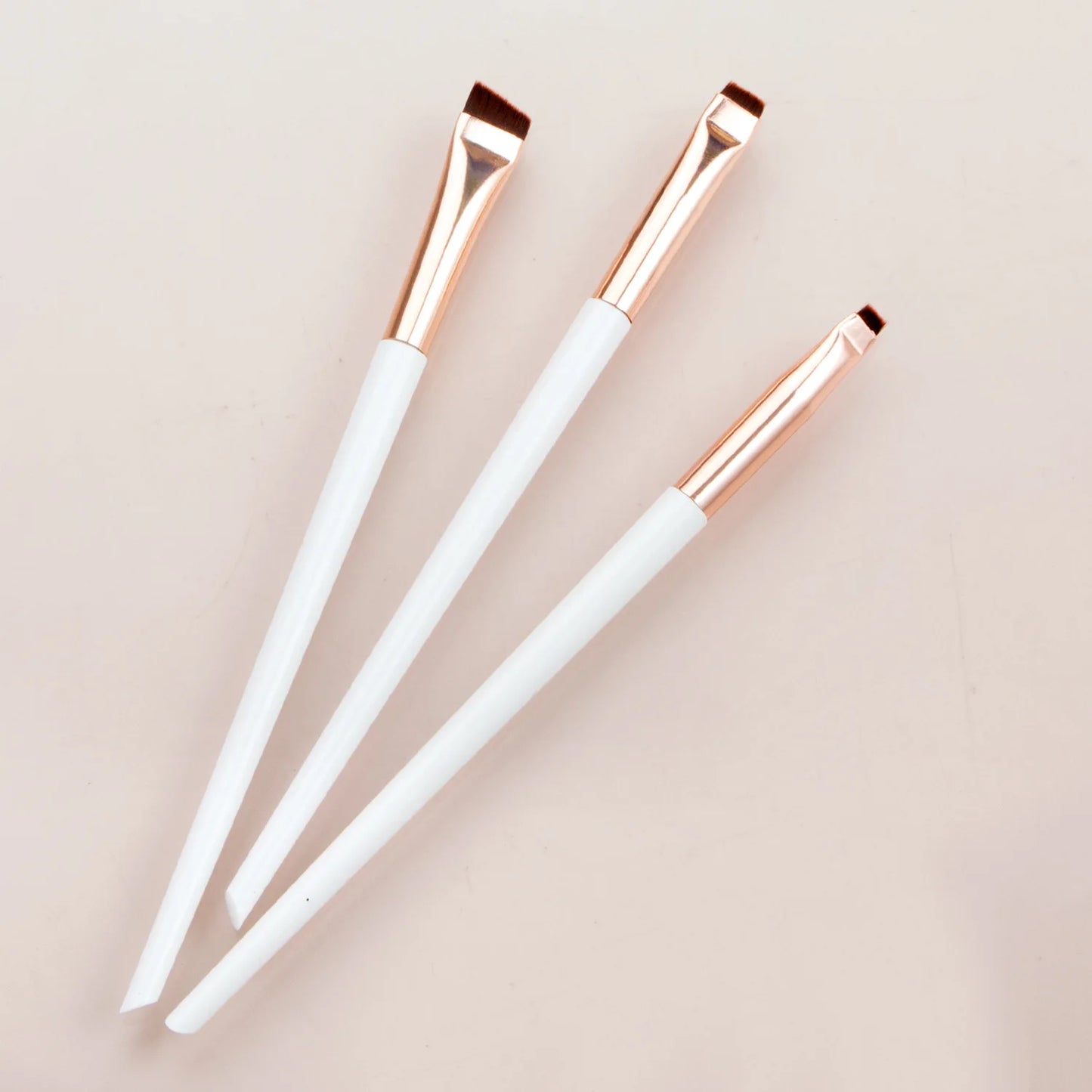 Blade Eyeliner Brush Eyebrow Brush Portable Flat Fine Eye Liner Brow Contour Makeup Brushes Cosmetic Beauty Makeup Tool 3pcs/set