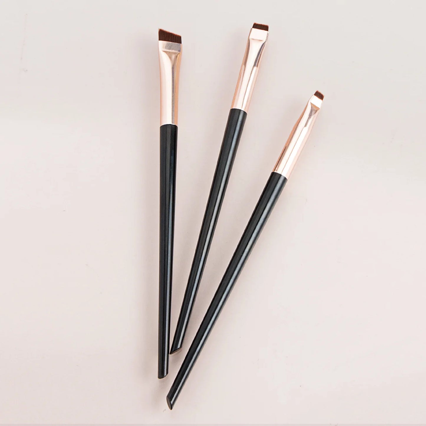 Blade Eyeliner Brush Eyebrow Brush Portable Flat Fine Eye Liner Brow Contour Makeup Brushes Cosmetic Beauty Makeup Tool 3pcs/set