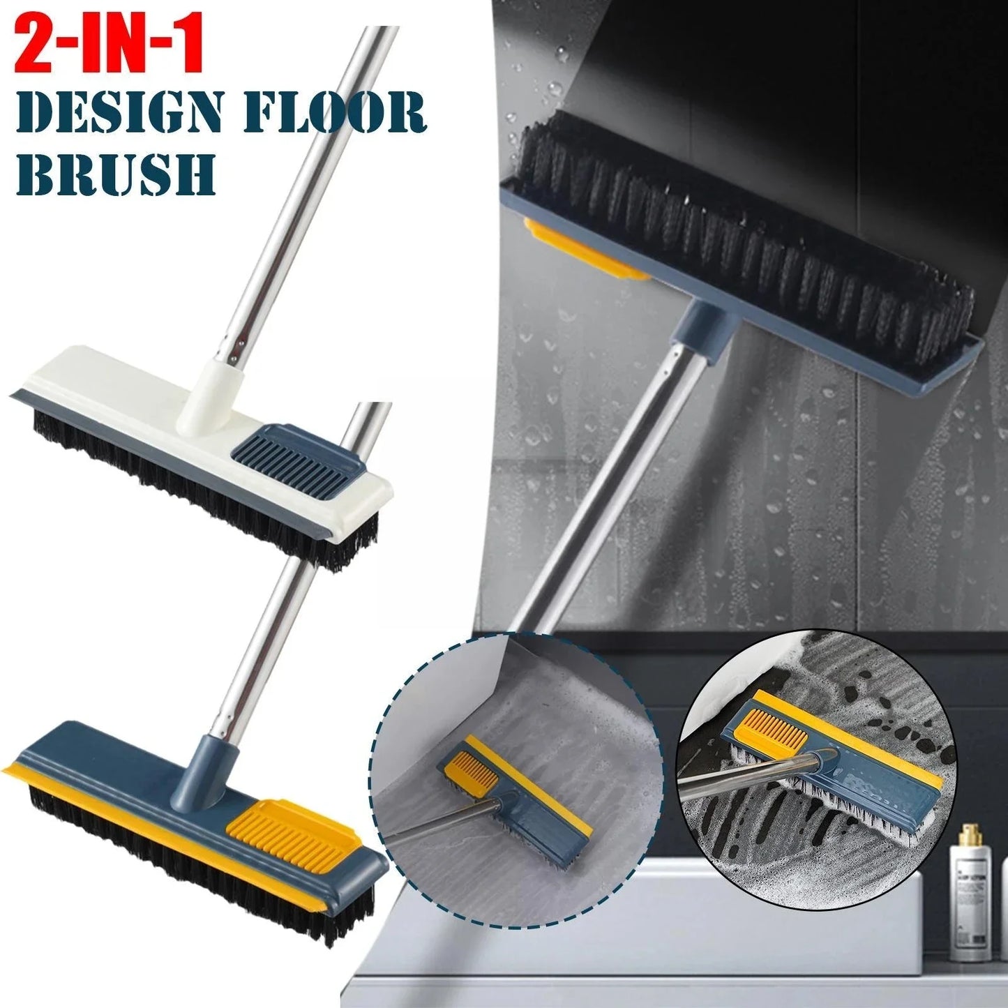 Floor Scrub Brush 2 In 1