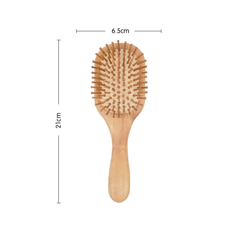 1Pcs High Quality Massage Wooden Comb Bamboo Hair Vent Brush Brushes Hair Care and Beauty SPA Massager Wholesale Hair Care comb