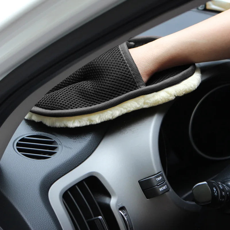 Car Styling Wool Gloves