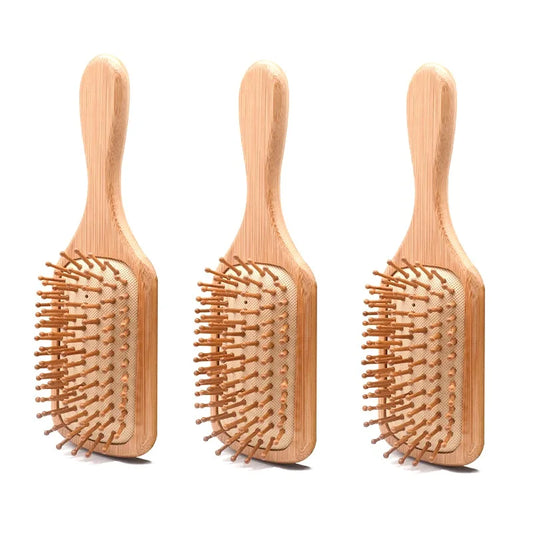 1Pcs High Quality Massage Wooden Comb Bamboo Hair Vent Brush Brushes Hair Care and Beauty SPA Massager Wholesale Hair Care comb