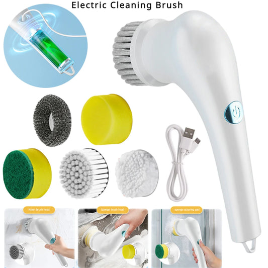 Multi-purpose Electric Brush Cleaning Brush Clean Glass Windows Useful Things for Home Kitchen Supplies Household Bathroom Tools