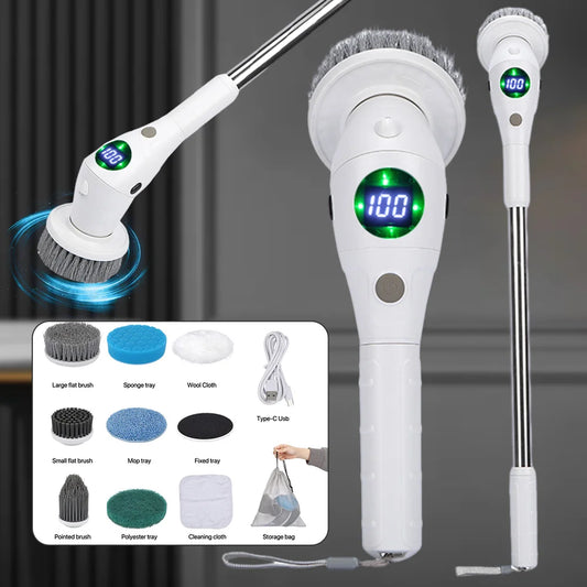 8 In 1 Cleaner Electric Cleaning Brush