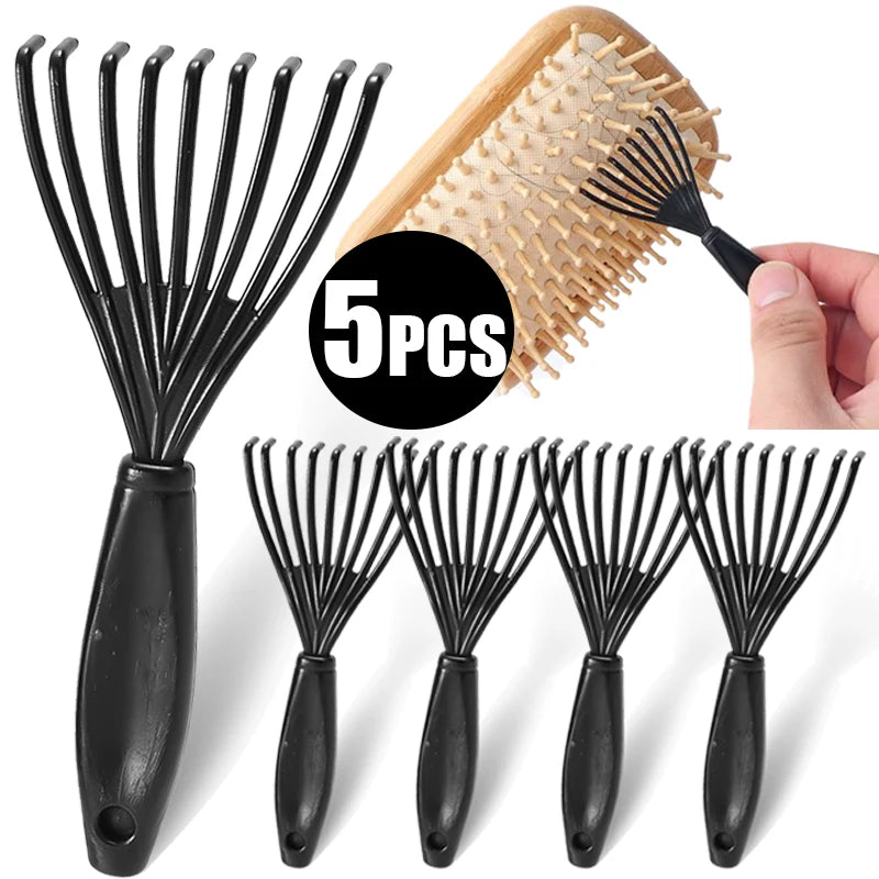 Plastic Mini Comb Cleaner Embedded Hair Brush Hair Remover Household Handle Cleaning Brushes Cleaners Beauty Tools Accessories