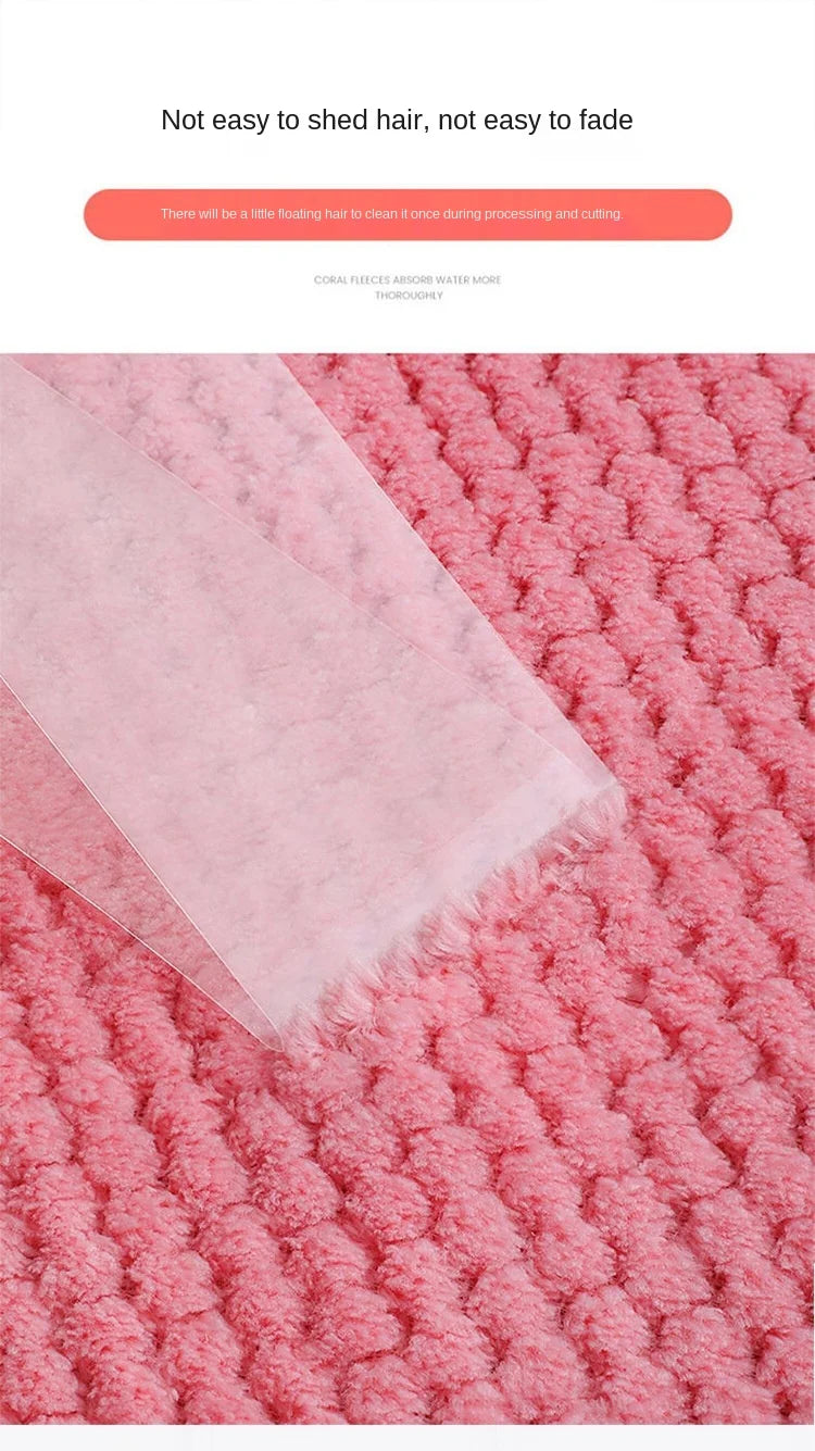 Kitchen towel Rag microfiber kitchen rag dish cloth non-stick oil thickened table cleaning cloth absorbent scouring pad home